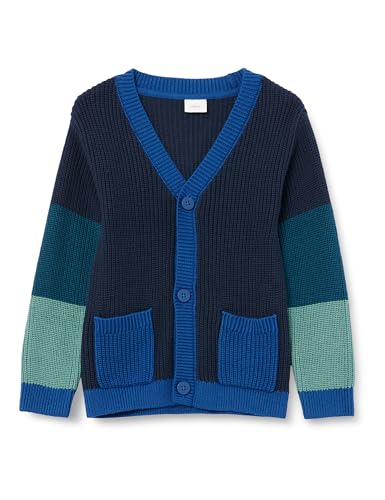 s.Oliver Junior kurtka chłopięca College z materiału mix BLUE GREEN 116, Niebieski zielony, 116