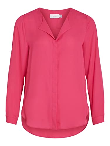 Vila Damska bluzka Vilucy L/S Shirt-Noos, różowy, XXL
