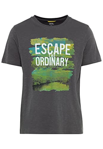 Camel Active T-Shirt Męski, Grafitowy Szary., M