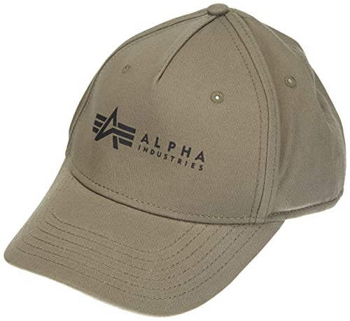 Alpha Industries Męska czapka z daszkiem Alpha Cap, ciemnozielony, jeden rozmiar