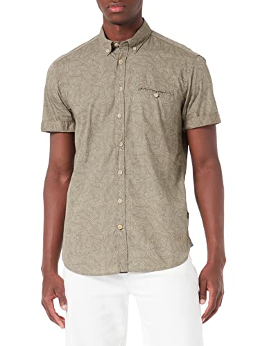 Camel Active Koszula Męska, Brązowy Olive Brown, L