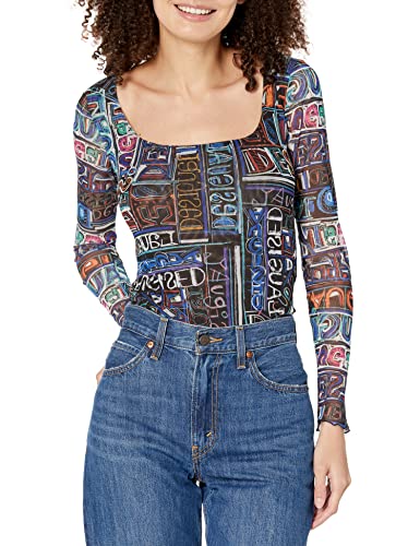 Desigual Damska bluza, czarny, XL