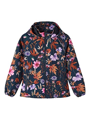 NAME IT Dziewczęca kurtka NKFALFA08 Autumn Flower FO kurtka, ciemny szafir, 152, Dark Sapphire, 152 cm