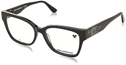 KARL LAGERFELD KL6111R Okulary, Czarny, 54/17/140 dla kobiet, Czarny