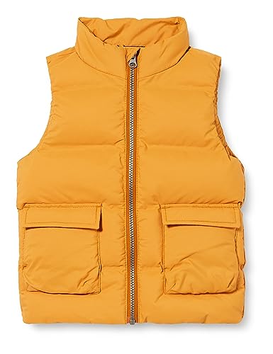 NAME IT NMMMELLOW Puffer Vest TB Kamizelka buforowa, Pumpkin Spice, 86, Pumpkin Spice, 86