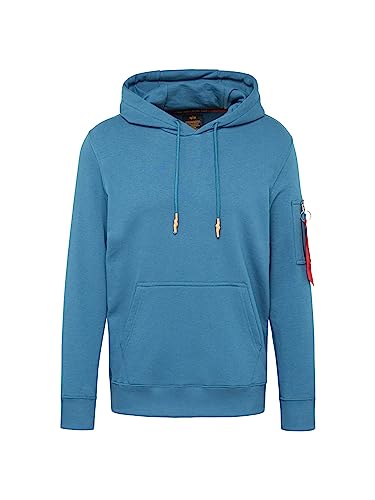 ALPHA INDUSTRIES R Print Hoody Sweter męski, 678-vintage Marine, L