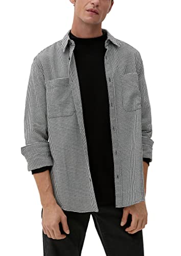 s.Oliver Koszula męska z długim rękawem, biała, XL, biały, XL