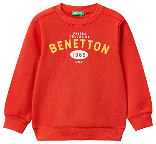 United Colors of Benetton Bluza chłopięca, rosso 1w4, 90