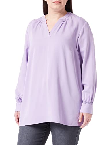 TRIANGLE Damska bluzka z długim rękawem, lawendowa, 52, lawendowy, 52