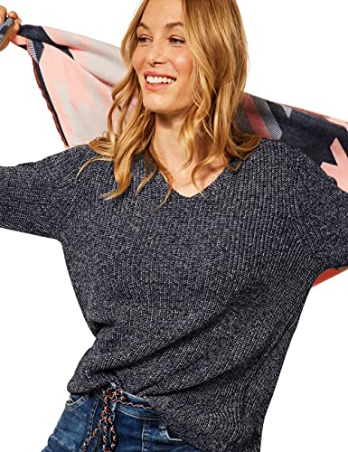 Cecil Sweter damski, Deep Blue Melange, L