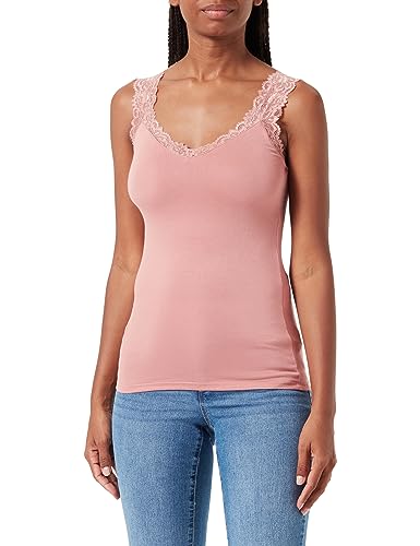 VERO MODA Damski top Vmrosa Sl JRS Noos, popielaty ró? (Ash Rose), L