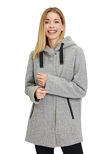 Gil Bret Damska kurtka wełniana z kapturem, 9710 Middle Grey Melange, 48