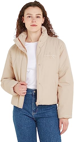 Calvin Klein Jeans Lekka kurtka damska, Szpachlówka beżowa, M