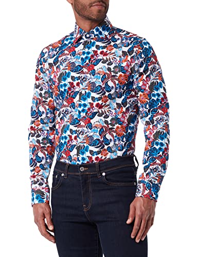 Seidensticker Męska koszula biznesowa, czerwony, 38 PL