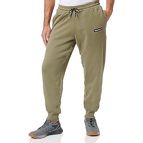 Timberland Woven Badge Sweatpants Spodnie męskie, Cassel Earth, XS