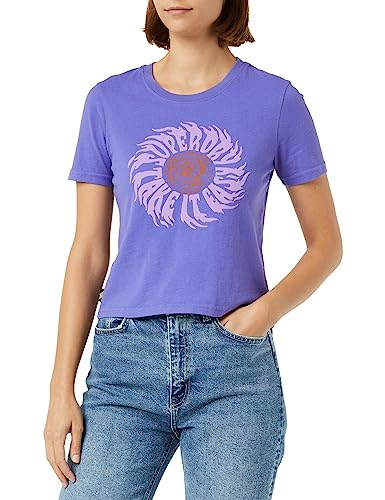 Superdry Vintage Tribal Grunge tee Koszula damska, Purple Opulence, 42