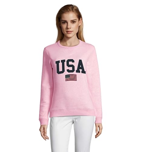 American College Damska bluza - Różowa - Rozmiar L, Różowy, L