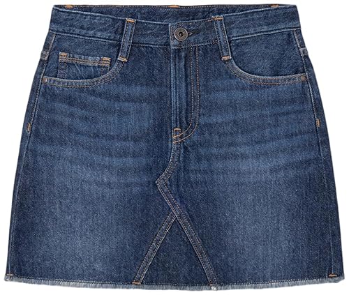 Pepe Jeans Spódnica dziewczęca Kourtney, Niebieski (Denim-dr2), 16 Lat