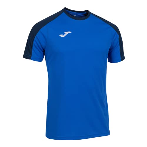 Joma Męski T-shirt z krótkim rękawem, Eco Championship T-shirt męski, niebieski królewski/granatowy, XXXXS
