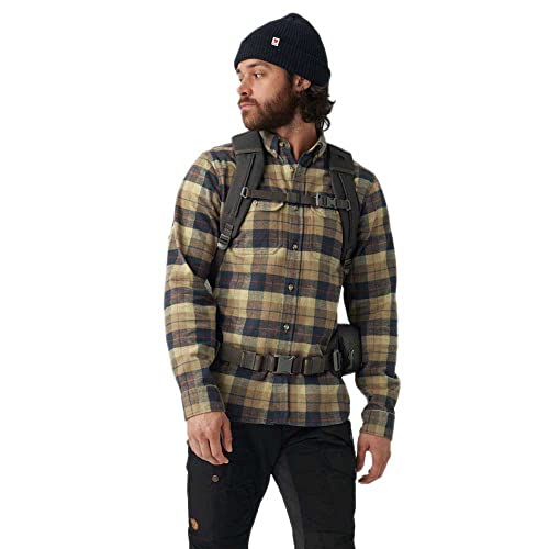 FJÄLLRÄVEN Męska koszula flanelowa Singi Heavy M sweter, Zielony/głęboki las, M