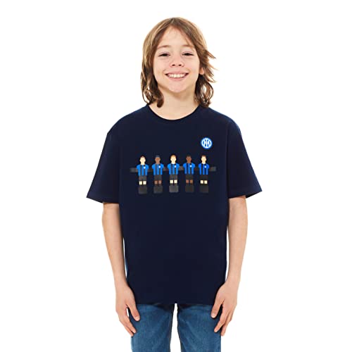FC International Mediolan S.p.A. Piłka nożna Piłkarzyki T-Shirt Dla dzieci i młodzieży, Granatowy, 14 lat