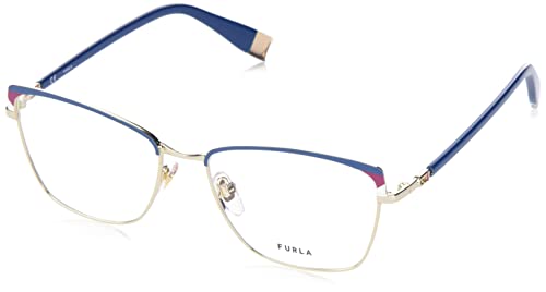 Furla VFU503 okulary, Shiny Light Gold W/Coloured Parts, 55 damskie, Shiny Light Gold W/Coloured Części, 55