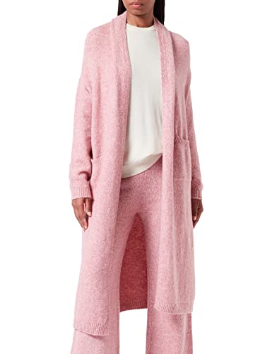 United Colors of Benetton Sweter damski kardigan, Pink Melange 85u, L