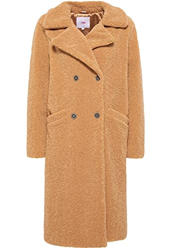 myMo Faux Shearling płaszcz damski 12318946, wielbłąd, XS