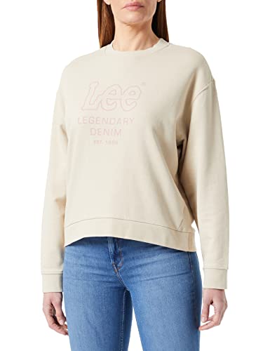 Lee Bluza damska Legendary Denim Crew, makrama, rozmiar L, Macrame, L