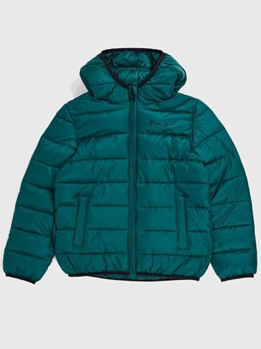 Champion Legacy Outdoor K-Light WR Hooded Dla dzieci i młodzieży Kurtka imbotita, Zielony AVT, 13-14 lat