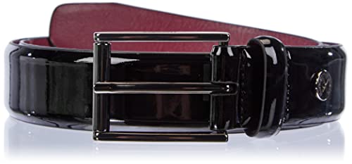 Hackett London Pasek męski Nub Strape, czarny, 38