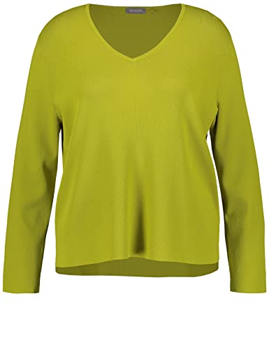 Samoon Sweter damski 272004-25109, Citronella, 42 (DE), Citronella, 42