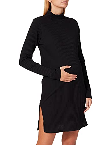 Supermom Damska sukienka Tunic Ls Rib, Black - P090, 36