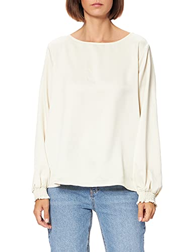 Vila Damski sweter Viladee Boatneck L/S Top/Su-Noos, brzoza, 36 PL
