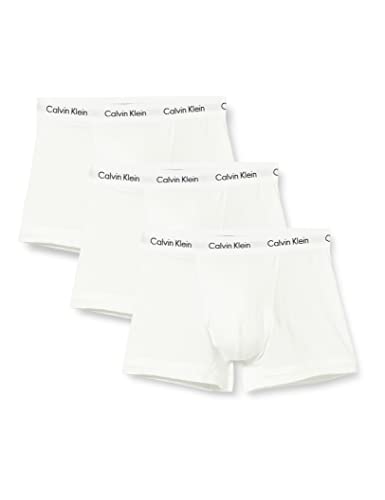 Calvin Klein 3p Trunk Bokserki (szorty) Mężczyźni , Biały , XL