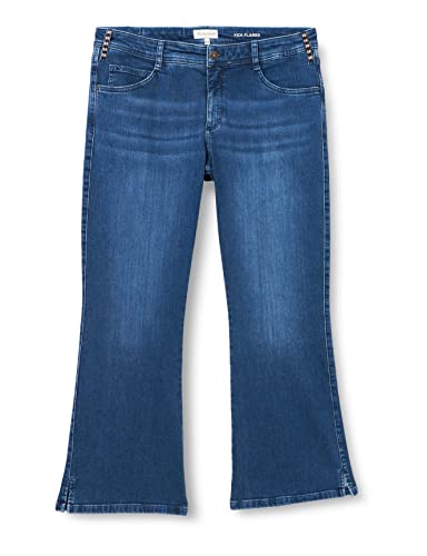 TRIANGLE Jeansy damskie, Flared eLeg, Blau, 46