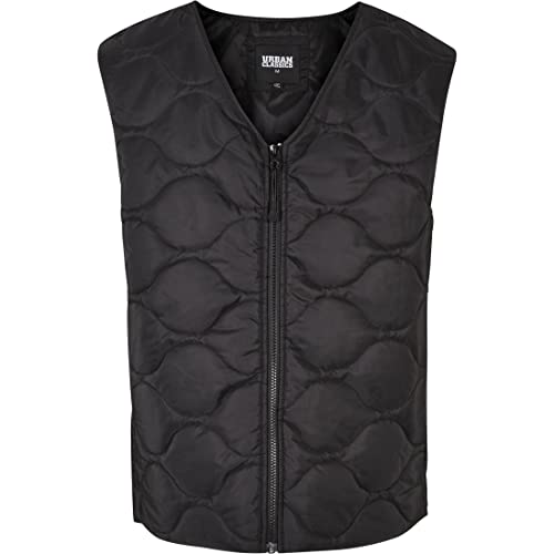 Urban Classics Kamizelka damska z zamkiem błyskawicznym, Czarny, 3XL