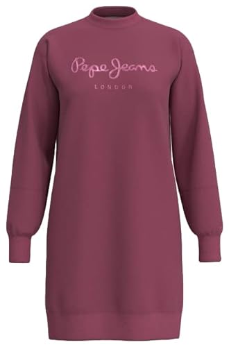Pepe Jeans Lexie Sukienka damska, Różowy (Ciemny rumieniec, M