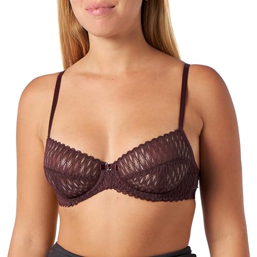 Triumph Damski biustonosz Aura Spotlight Conscious W, Merlot, 75F
