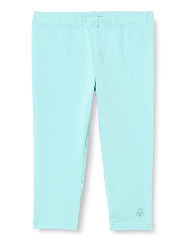 United Colors of Benetton Dziewczęce legginsy modelujące, Acquamarina 3l7, 82 cm