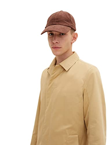 TOM TAILOR Denim Męskie Czapka typu basic 1033299, 15037 - Light Wood Brown, ONESIZE