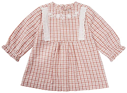 Noppies Baby Girls Dress Nash Long Sleeve Sukienka do gry dla dzieci, Rose Dawn - N026, 74