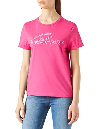 BOSS Damska koszulka C_esummer, Średni Pink661, XL