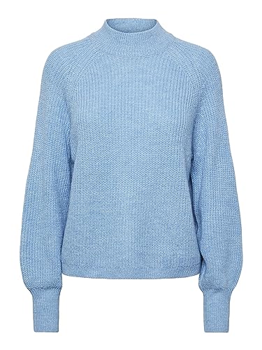 Bestseller A/S Damski sweter Pcnatalee Ls O-Neck Knit Noos Bc, Airy Blue, L