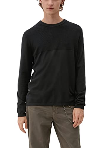 Q/S by s.Oliver Sweter męski, czarny, XS, czarny, XS