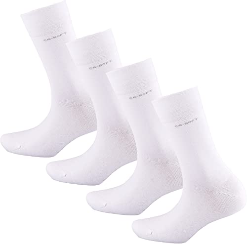 Camano 4 pary skarpet, biały (White 0001), 35-38 EU