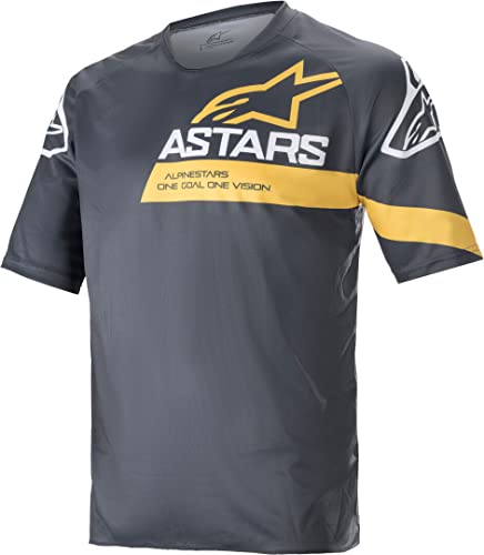 Alpinestars Koszulka męska Racer Jersey, Szary/Żółty, M