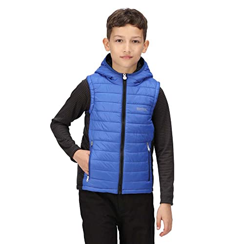 Regatta Unisex dziecięca kurtka Jn Freezwy Iii, Spray/czarny (czarny), 7 Lata