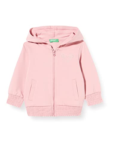 United Colors of Benetton Sweter dziewczęcy kardigan, Rosa 223, 9 Lata