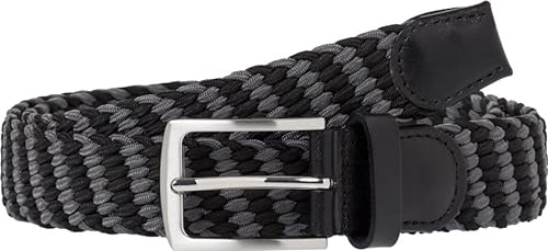 BRAX Męski pasek Haka Twin Colour, szary, 90